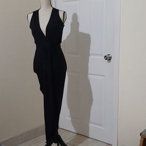 Sleek little black dress